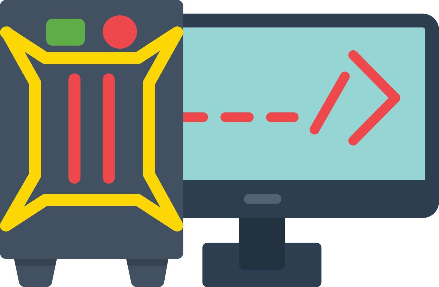 Computer Flat Icon vector