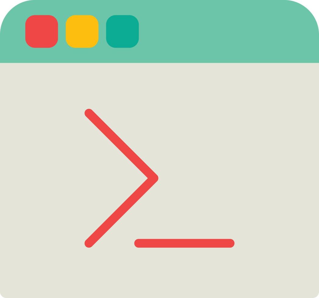 Coding Flat Icon vector