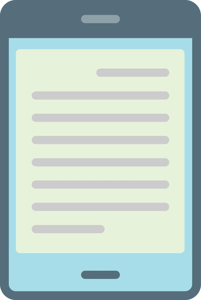 Ebook Flat Icon vector