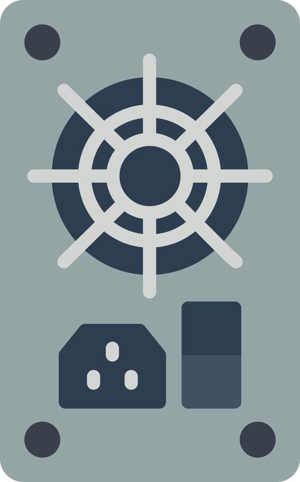 Power Supply Flat Icon vector