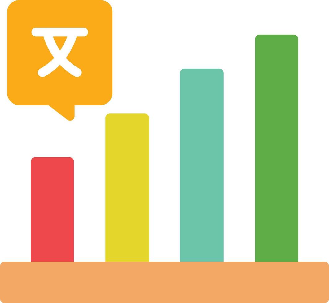 Level Up Flat Icon vector