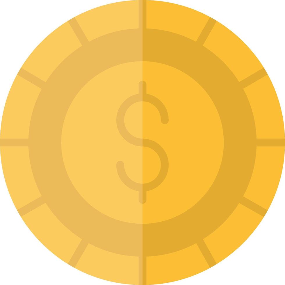 icono plano de dinero vector