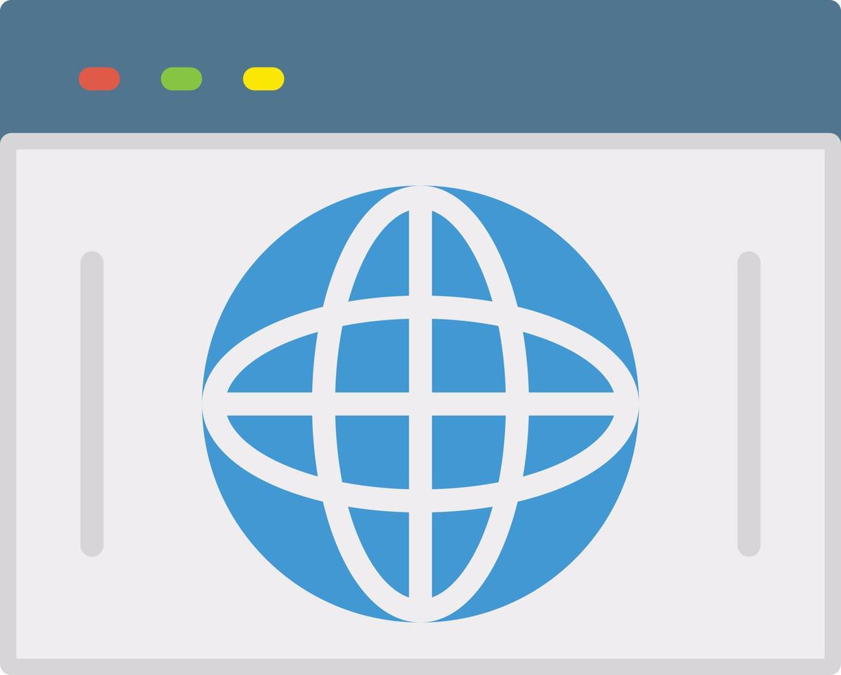 Browser Flat Icon vector