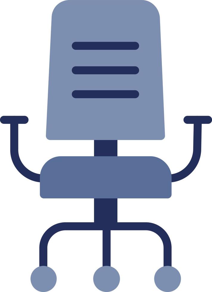Office Chair Flat Icon vector