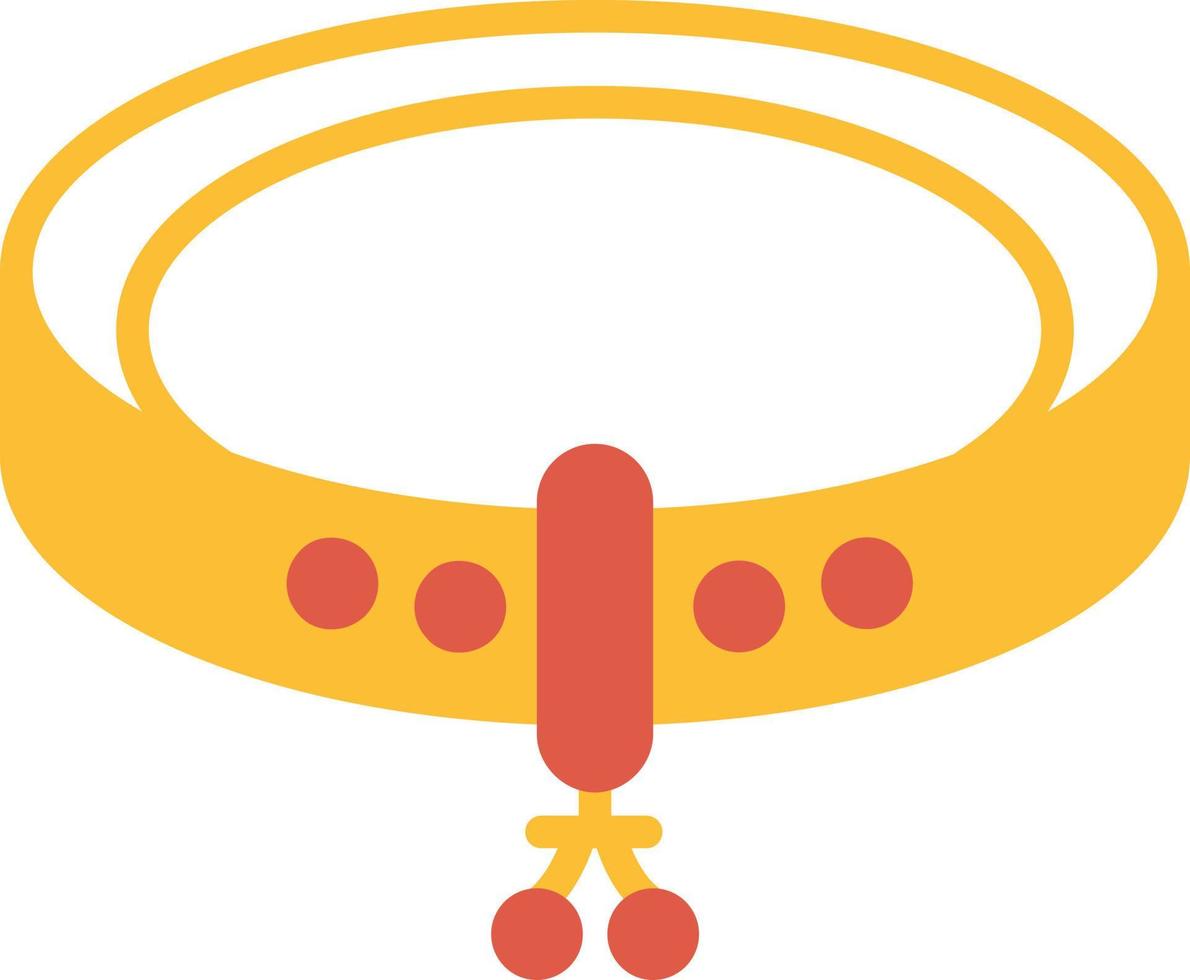 Choker Flat Icon vector
