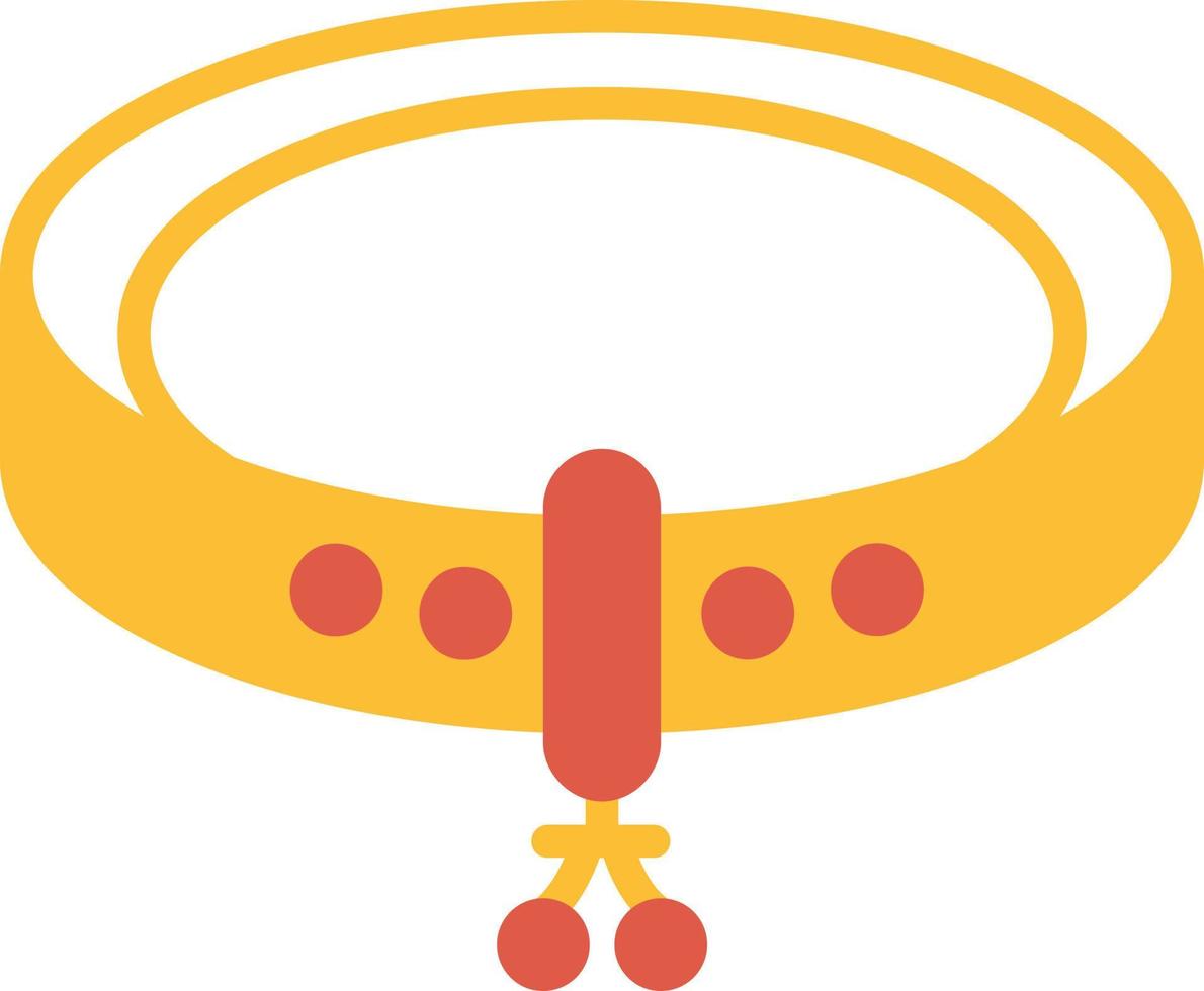 Choker Flat Icon vector