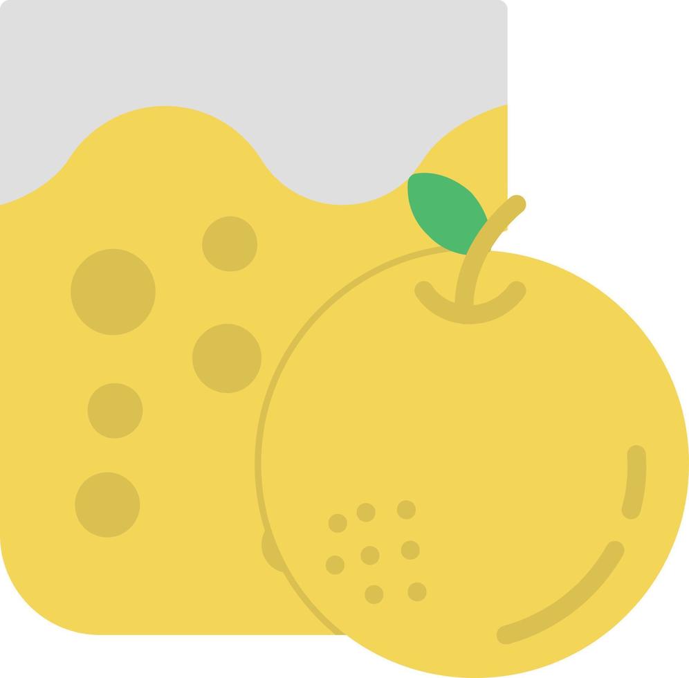 Orange Juice Flat Icon vector