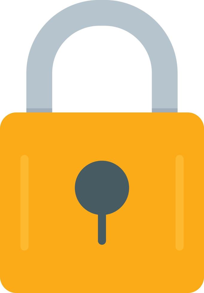 Lock Flat Icon vector