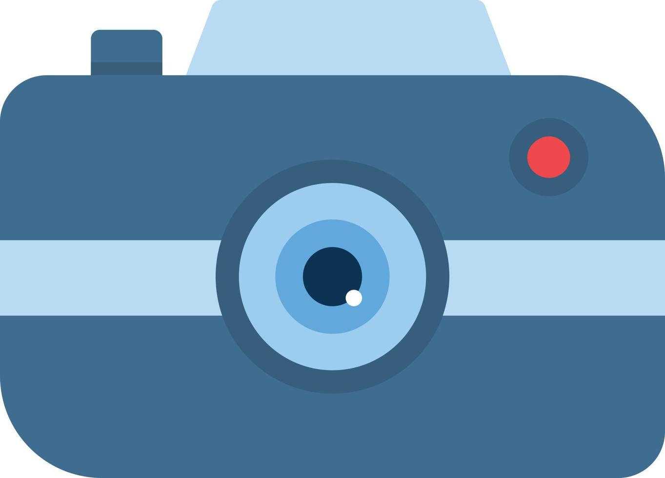 Photo Camera Flat Icon vector