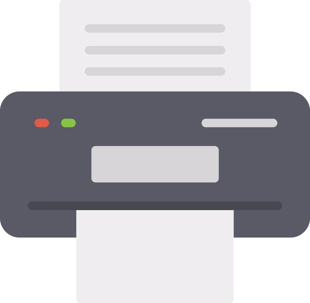 Printer Flat Icon vector