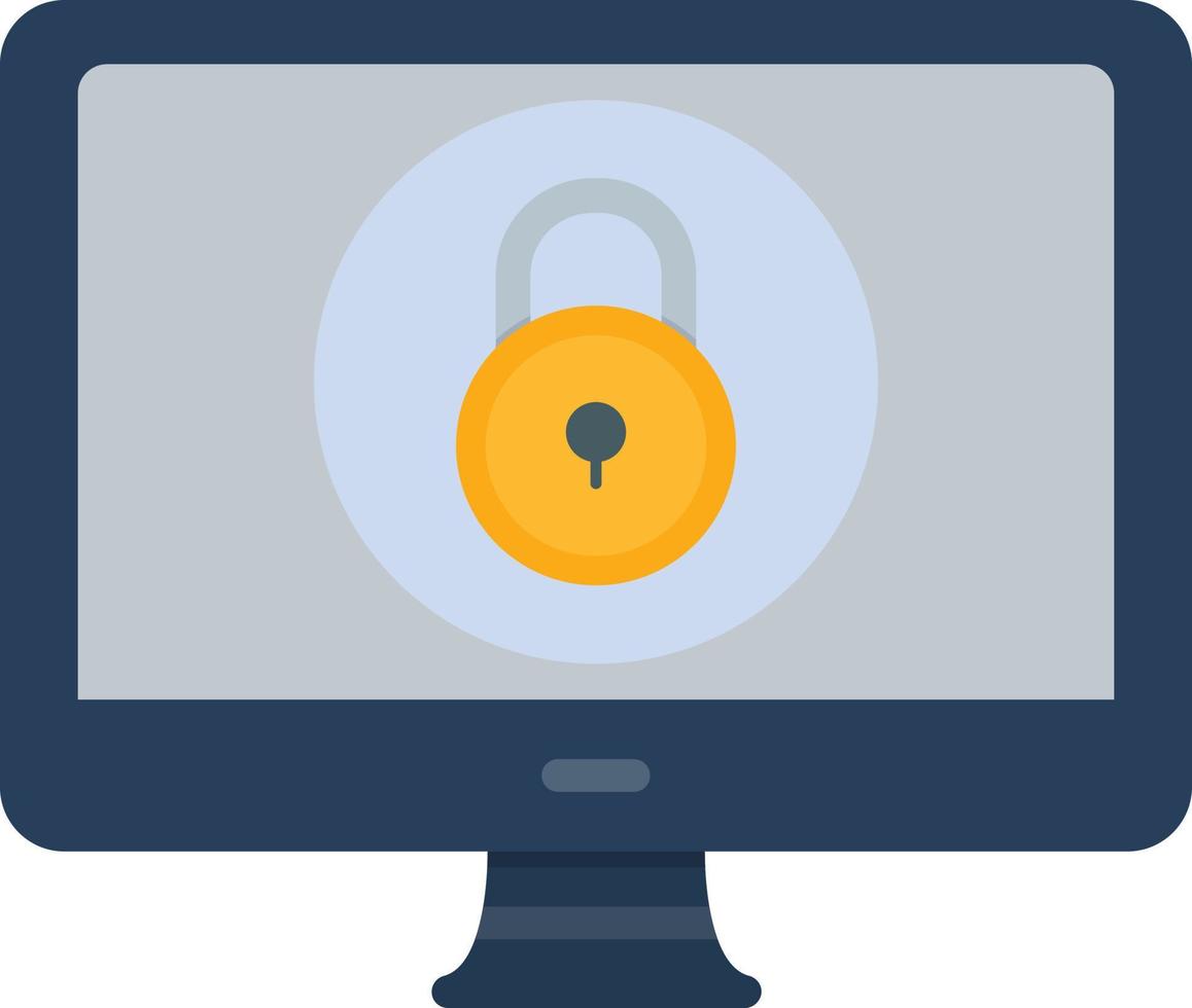 Security Flat Icon vector