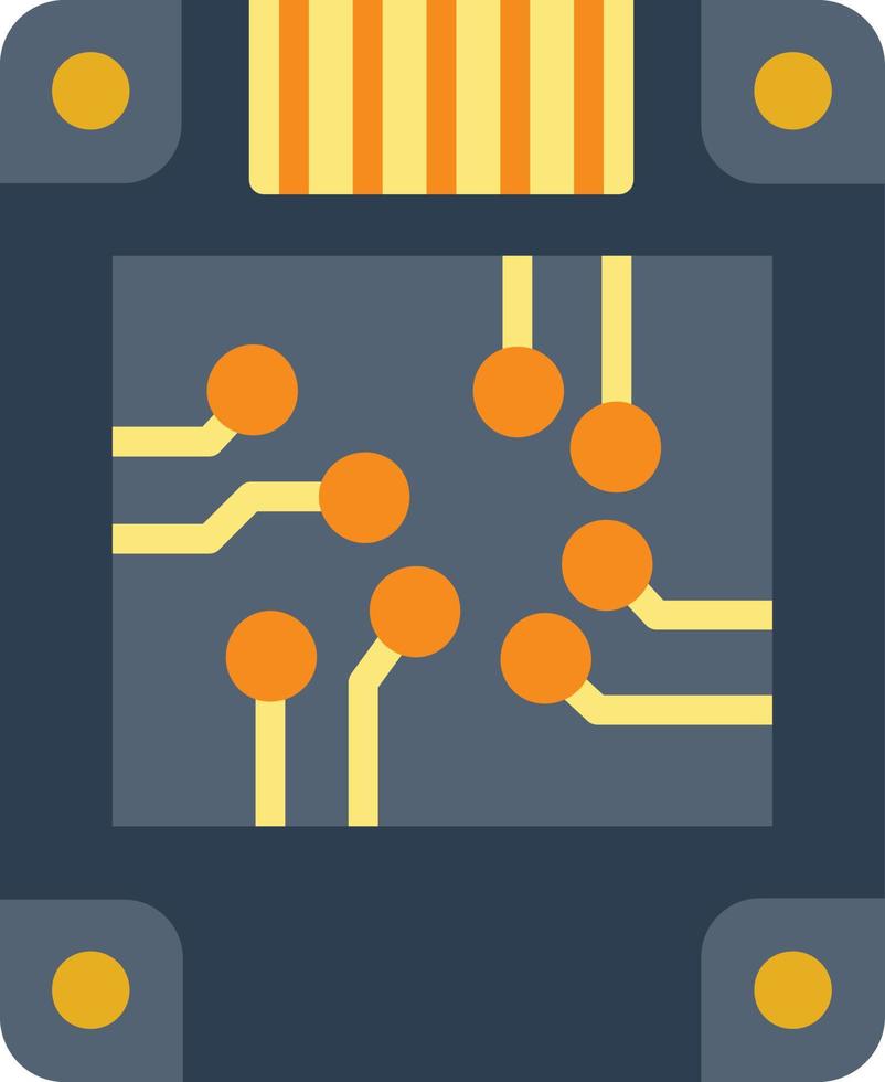 Ssd Flat Icon vector