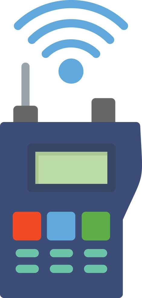 Walkie Talkie Flat Icon vector