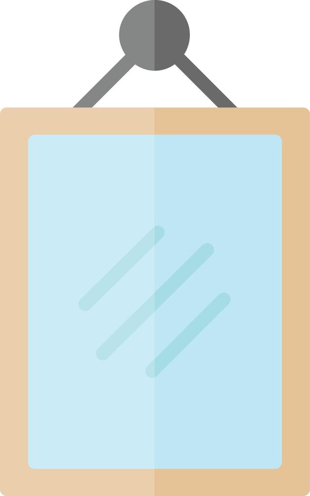 Mirror Flat Icon vector