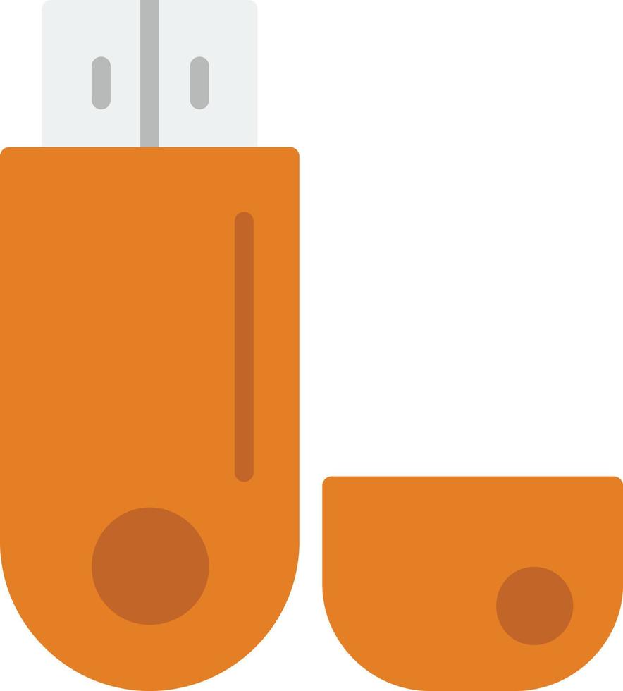 Pendrive Flat Icon vector