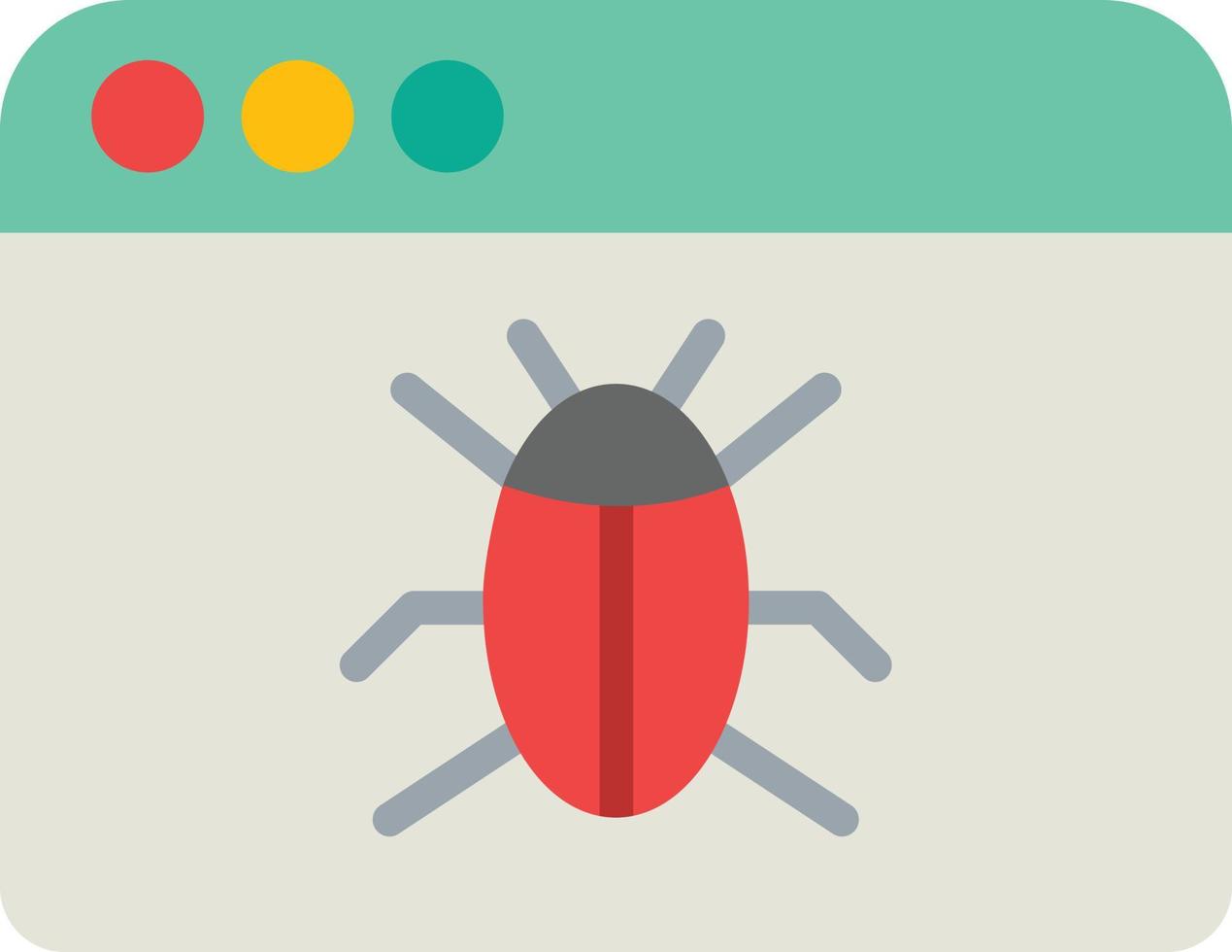 Virus Flat Icon vector