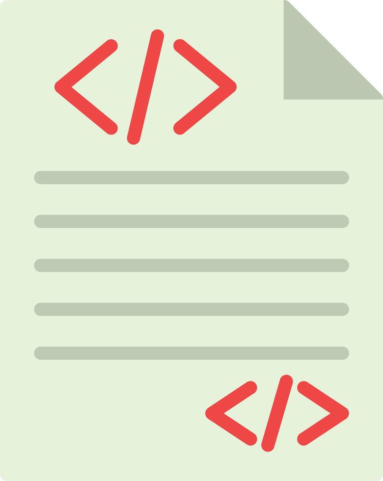 HTML Flat Icon vector