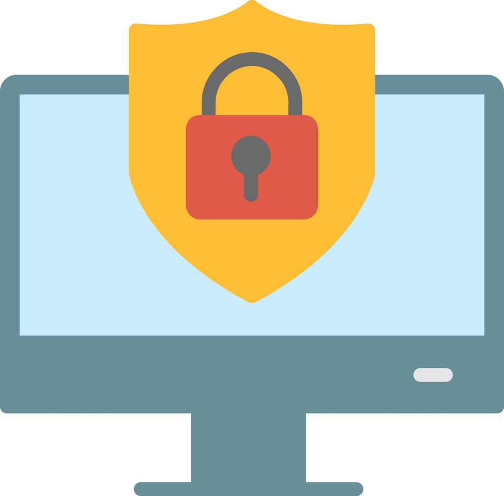 Security Flat Icon vector