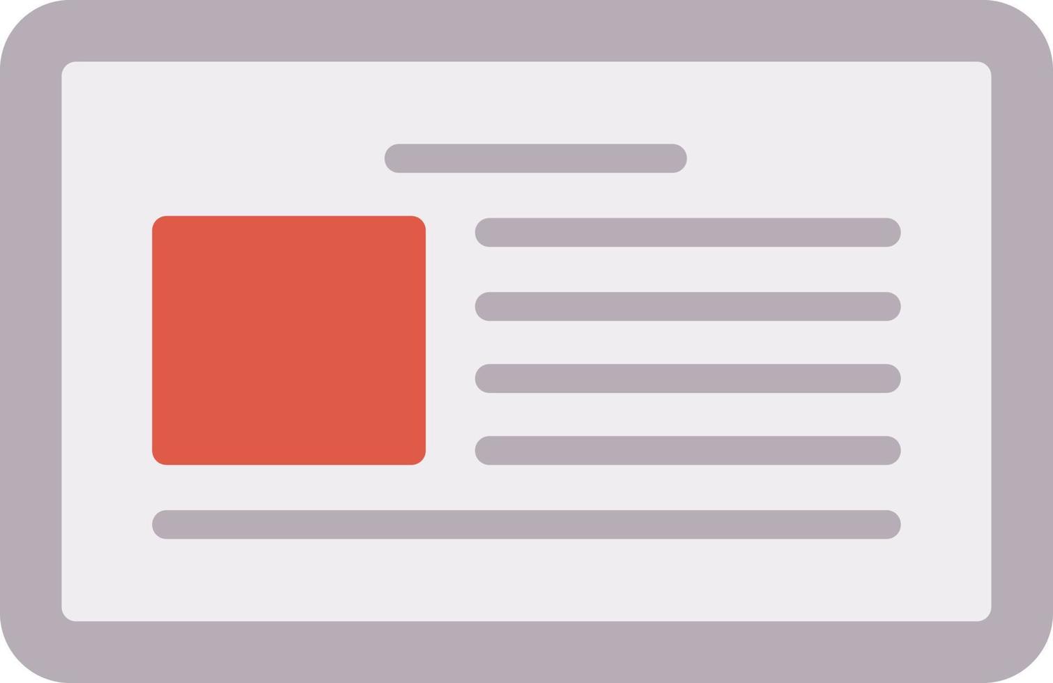 Business Cards Flat Icon vector