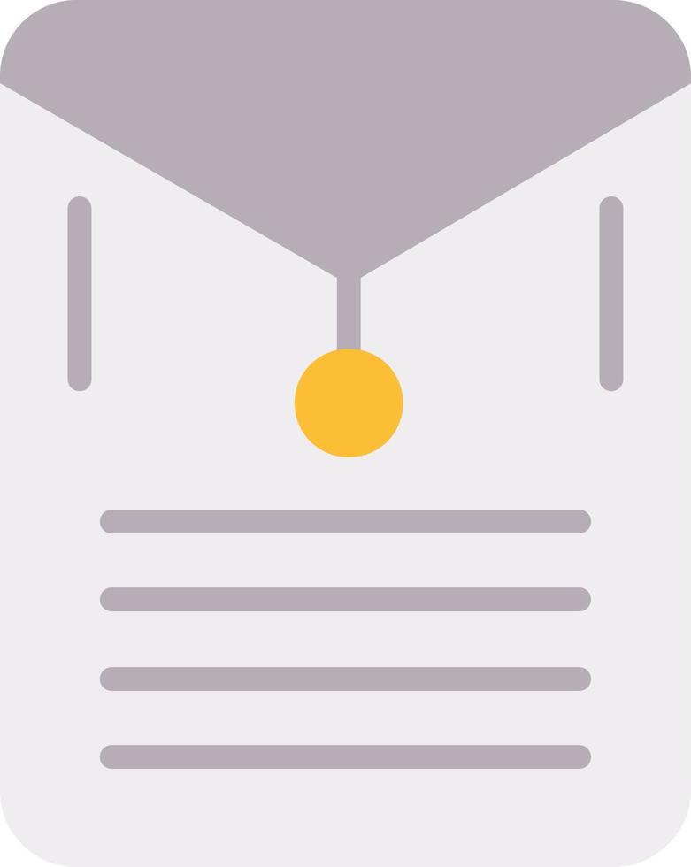 Dossier Flat Icon vector