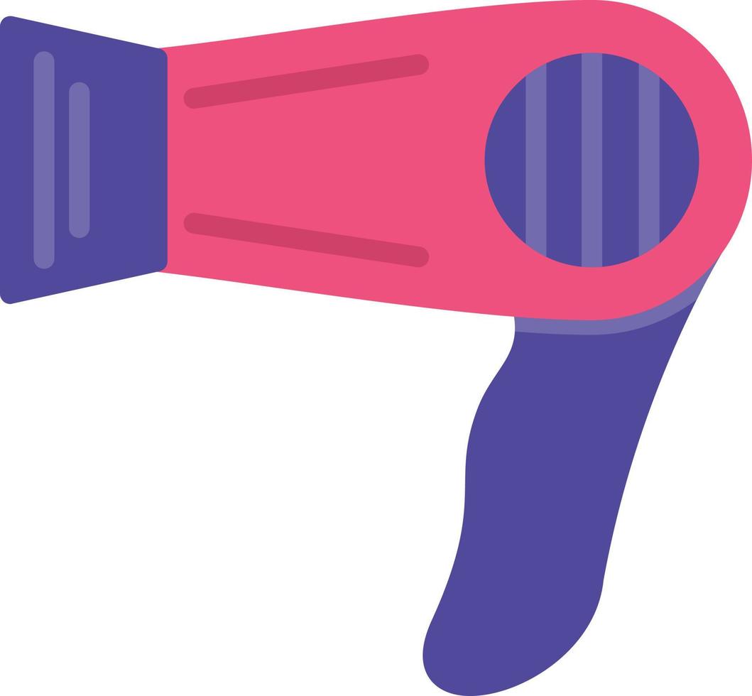 Hair Dryer Flat Icon vector