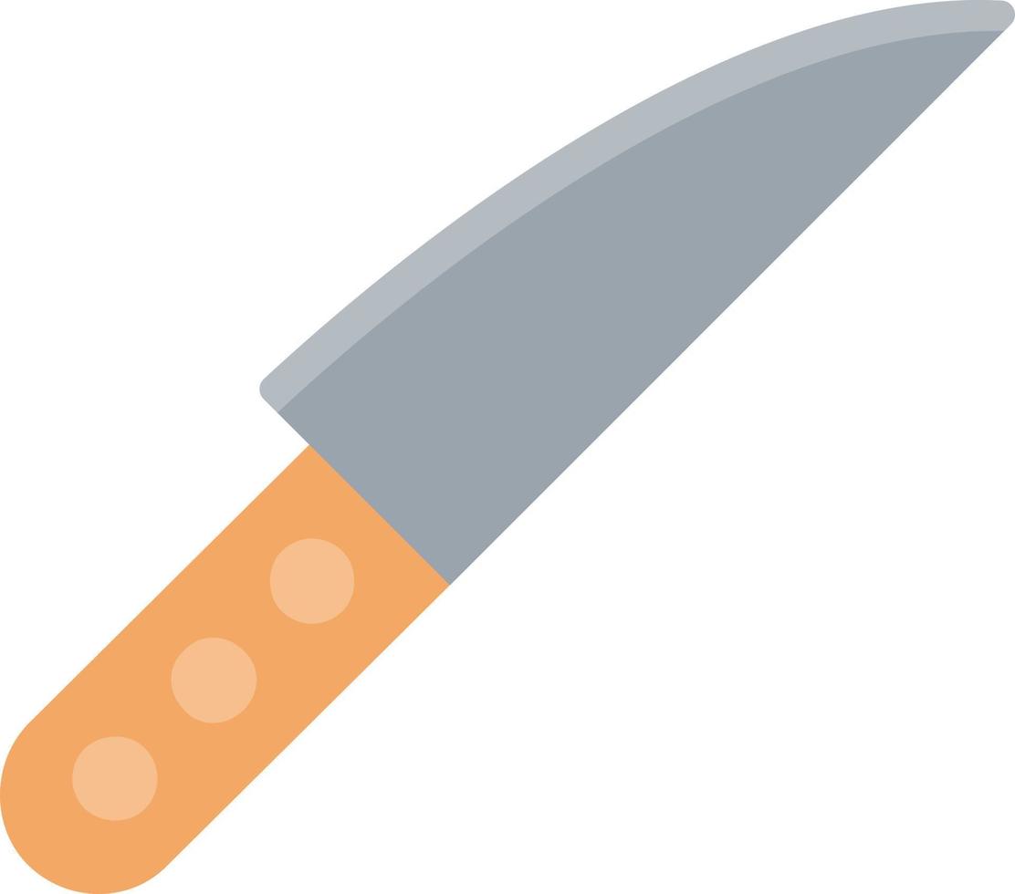 Cutting Knife Flat Icon vector
