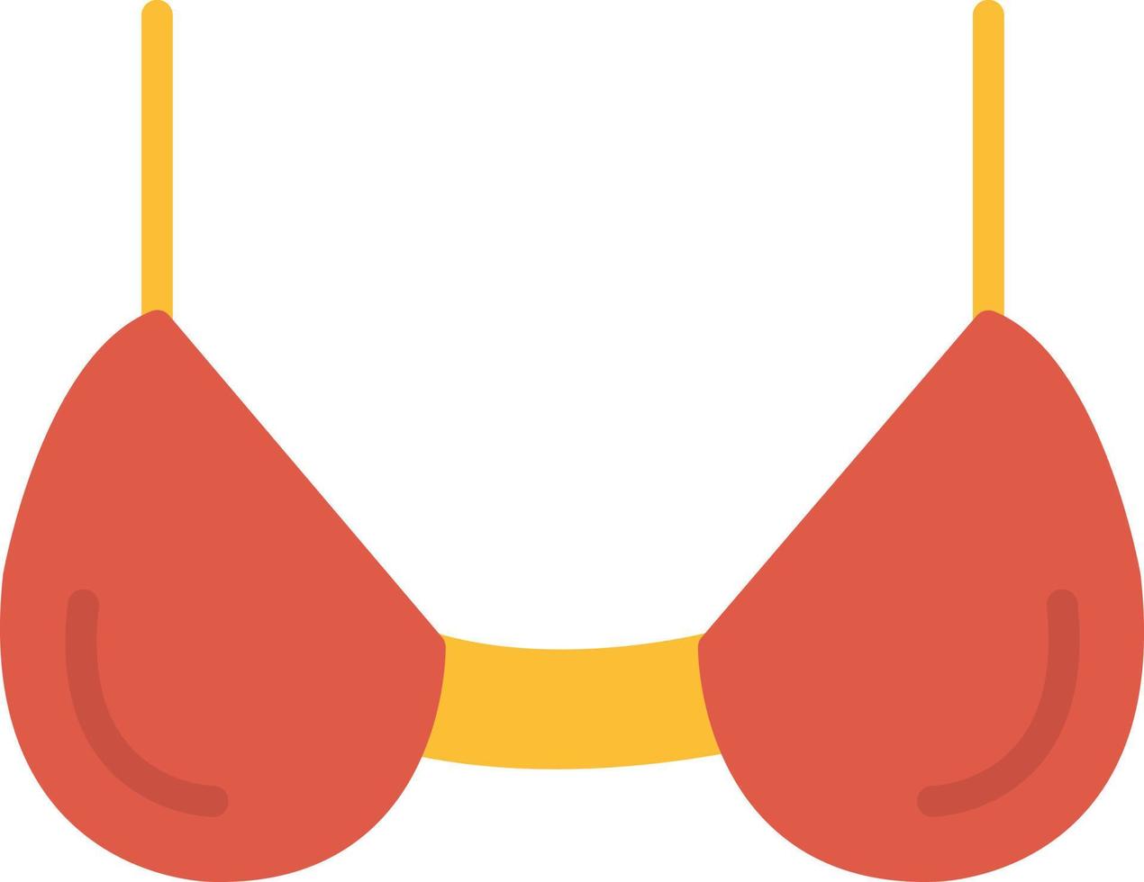 Bikini Flat Icon vector