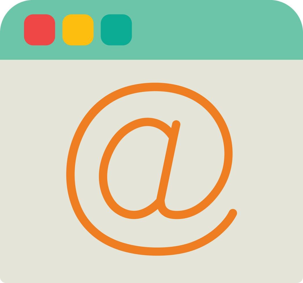 Email Flat Icon vector