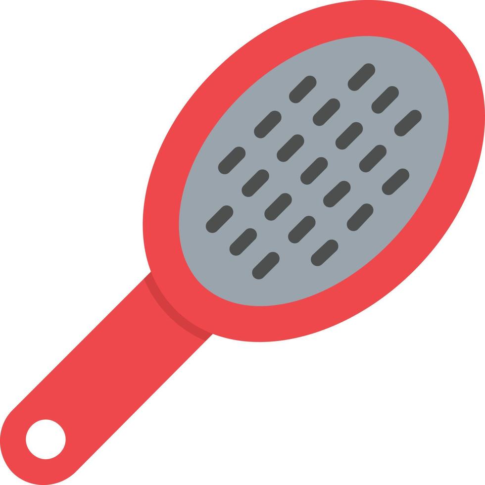 Hair Brush Flat Icon vector