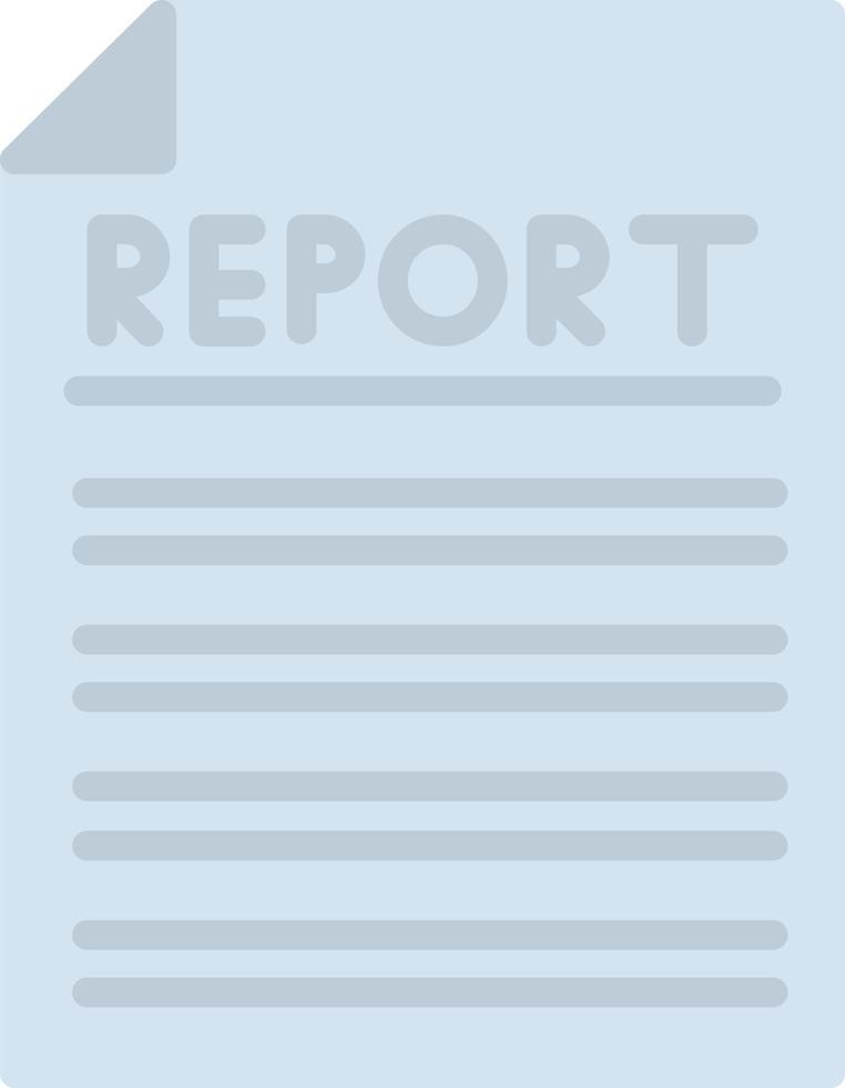 Report Flat Icon vector