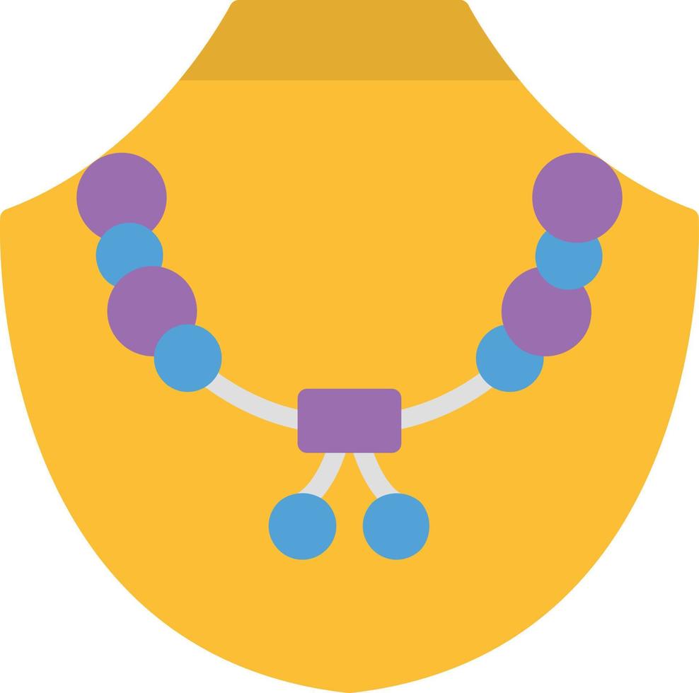 Necklace Flat Icon vector