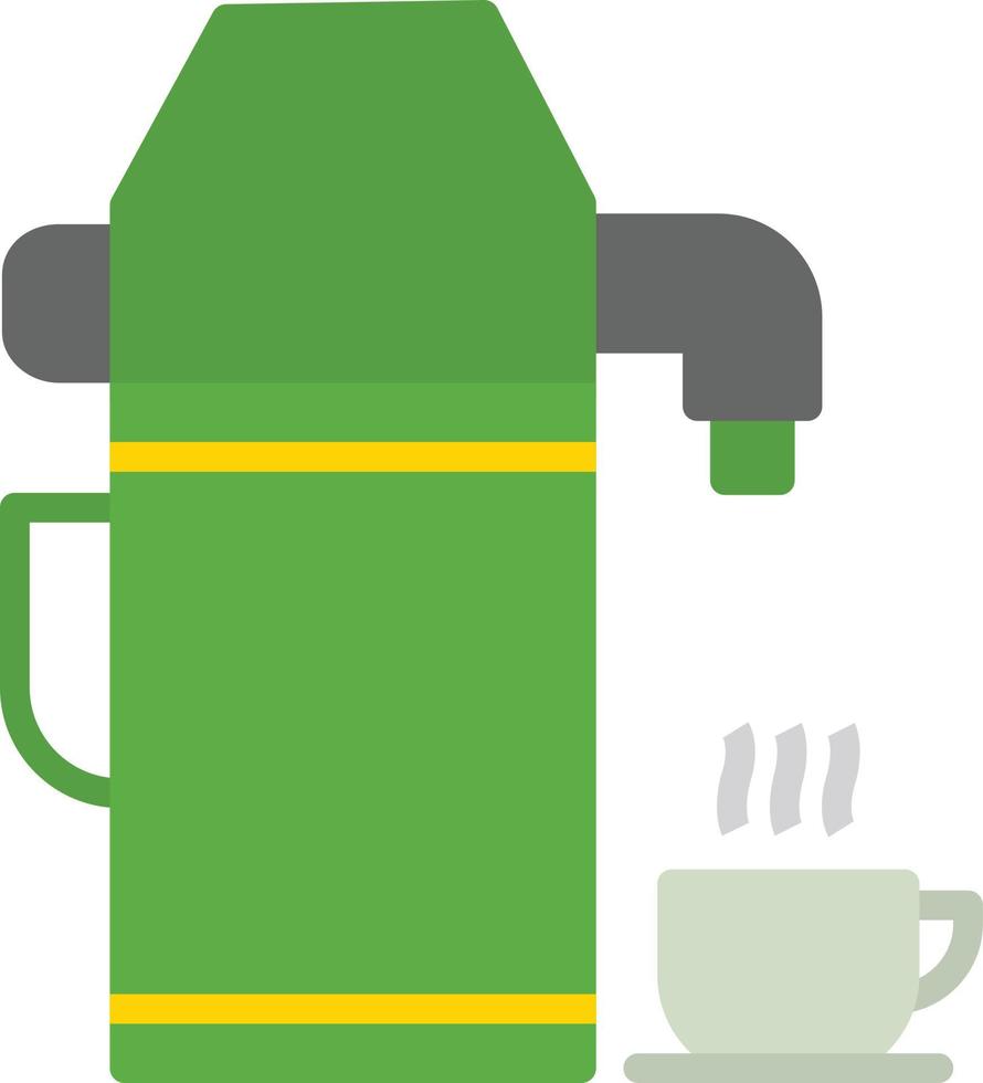 Thermos Flat Icon vector