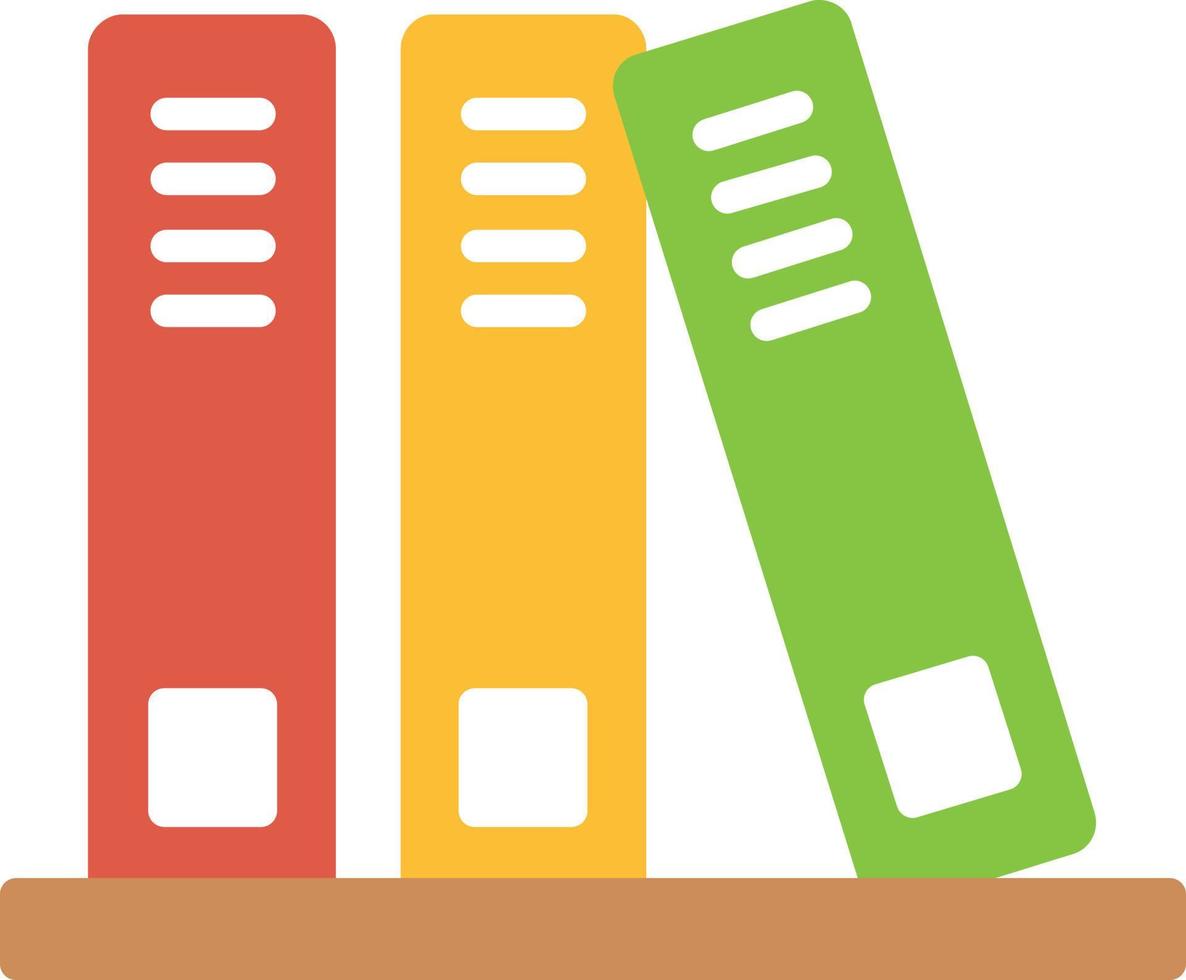 Books Flat Icon vector