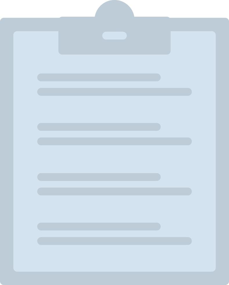 Clip Board Flat Icon vector