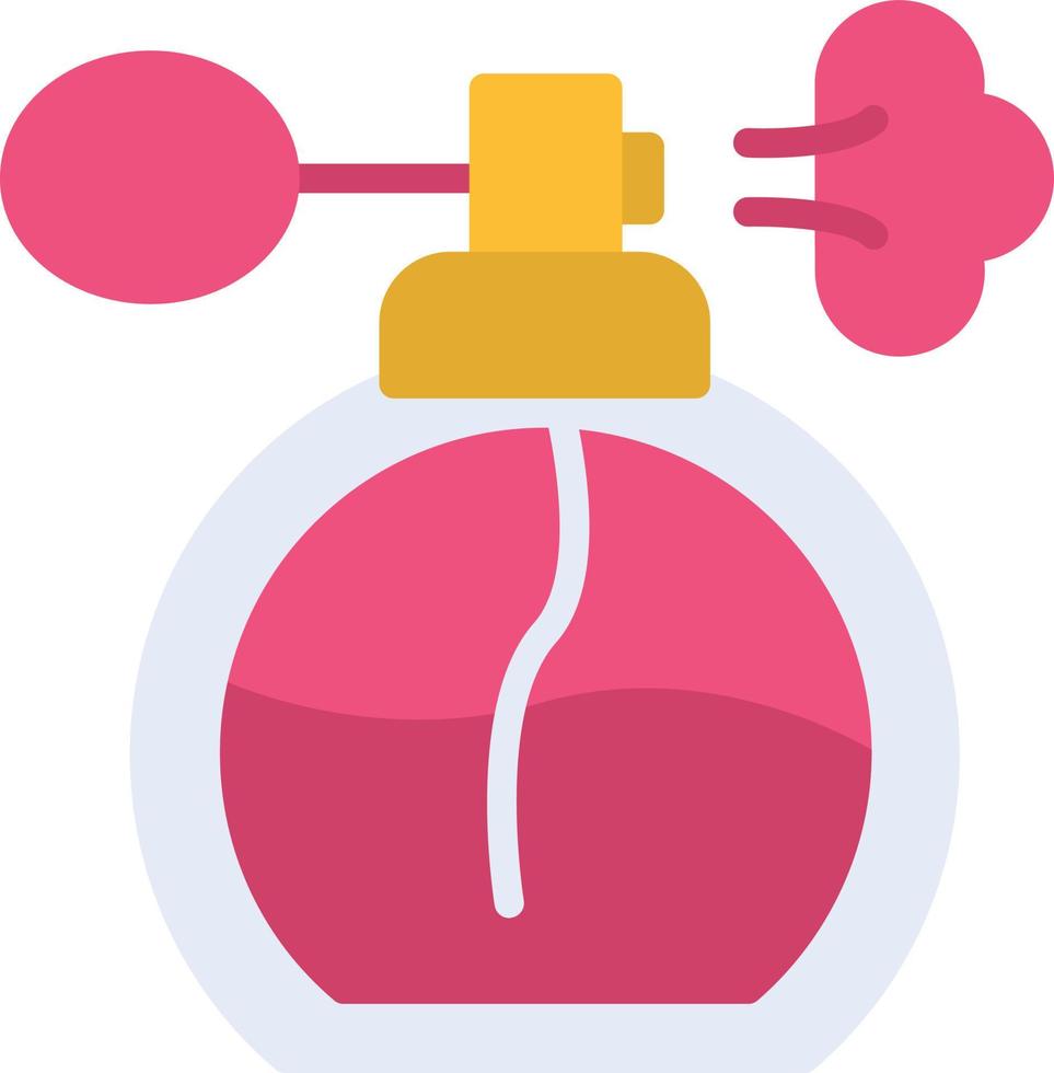 icono plano de perfume vector