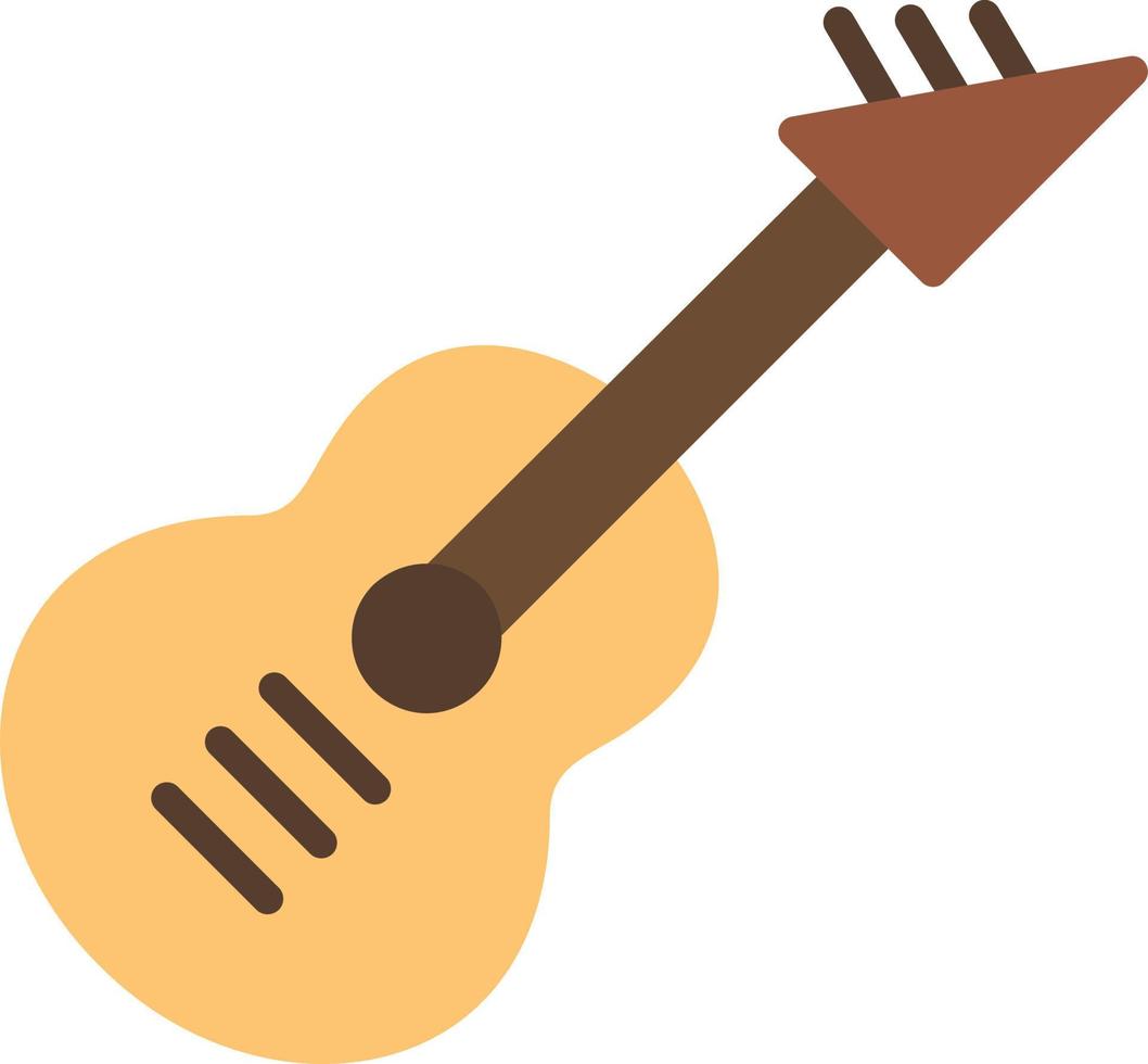 Guitar Flat Icon vector