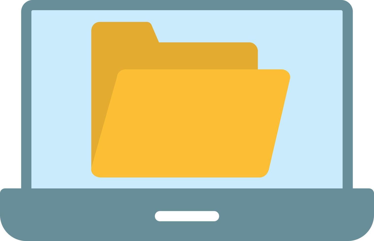 Folder Flat Icon vector