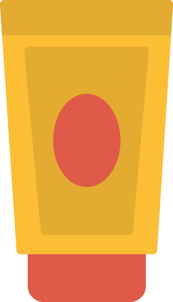 Cream Flat Icon vector