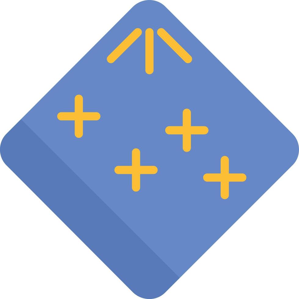 Handkerchief Flat Icon vector