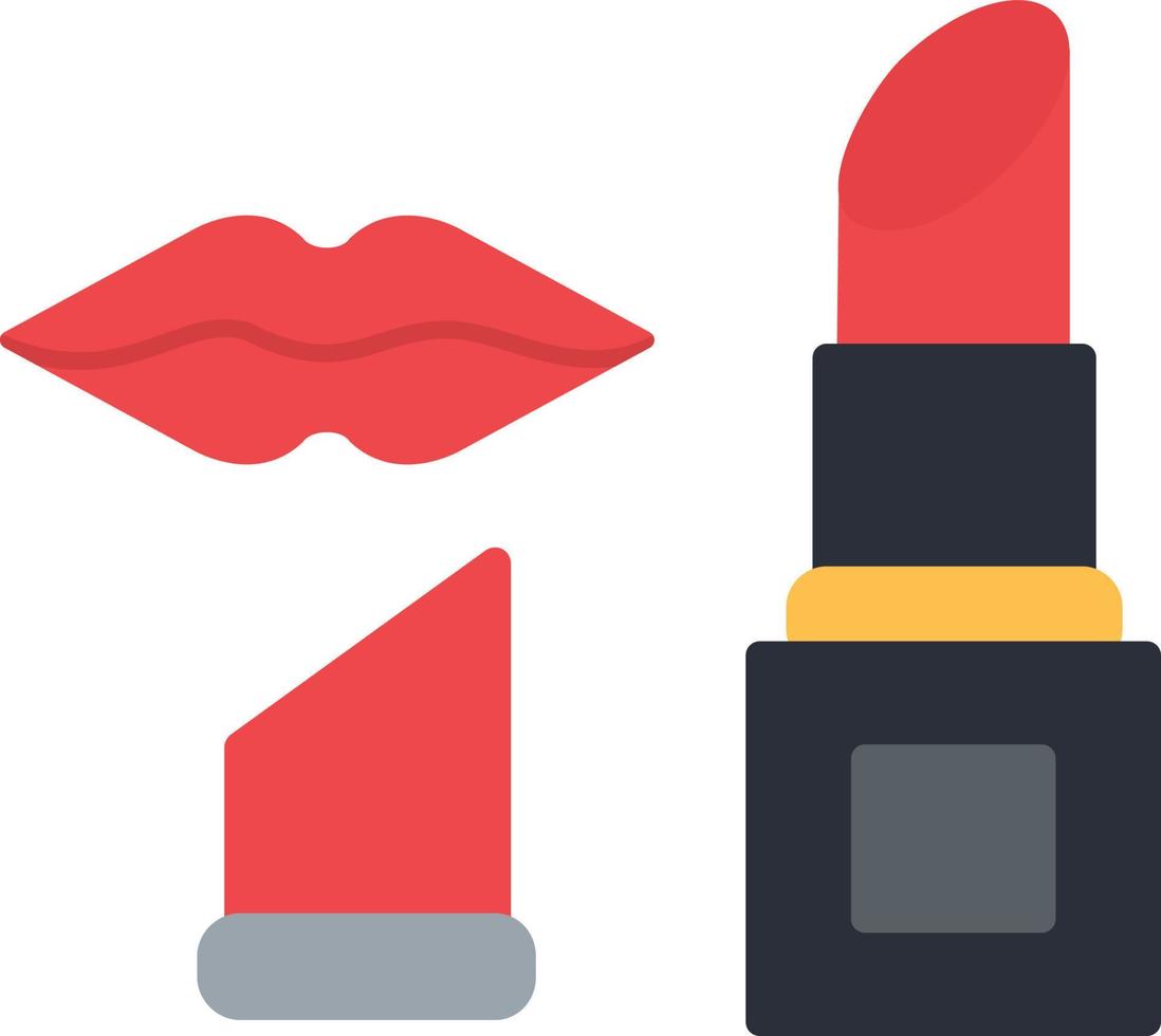 Lipstick Flat Icon vector