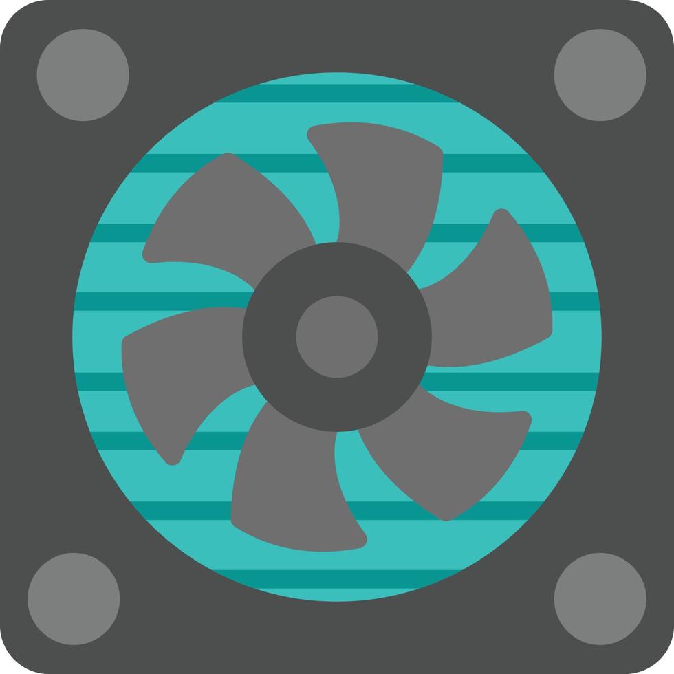 Fan Flat Icon vector