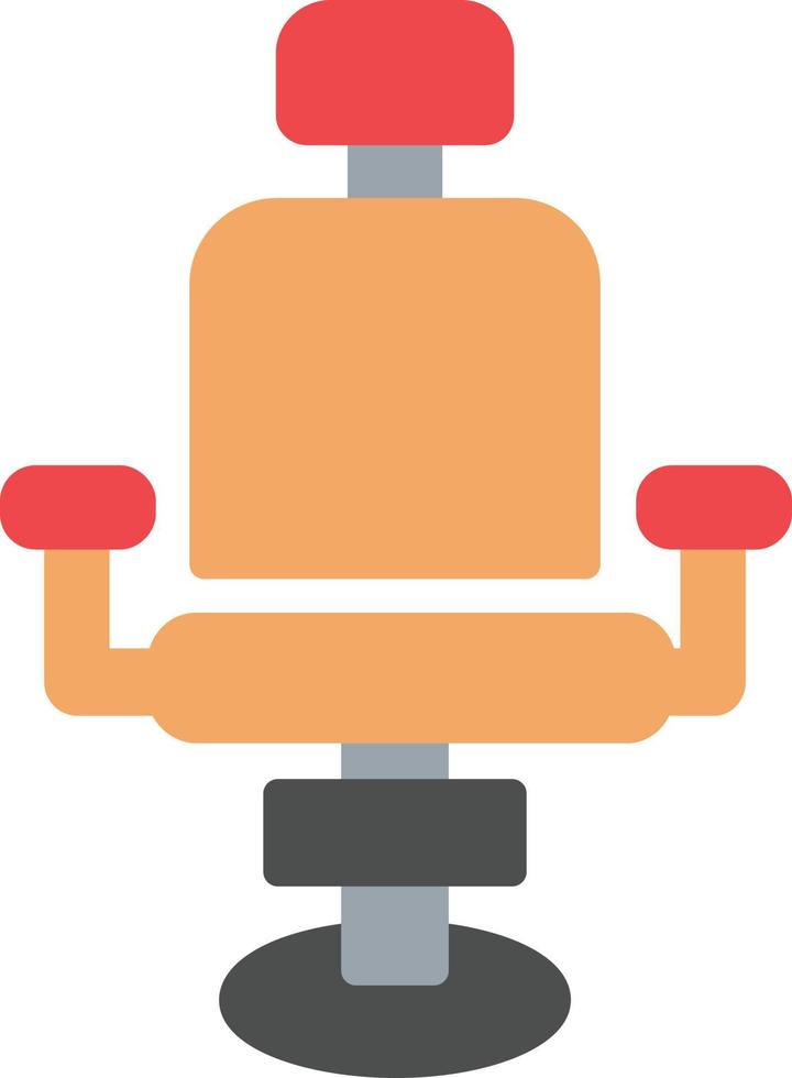 Barber Chair Flat Icon vector