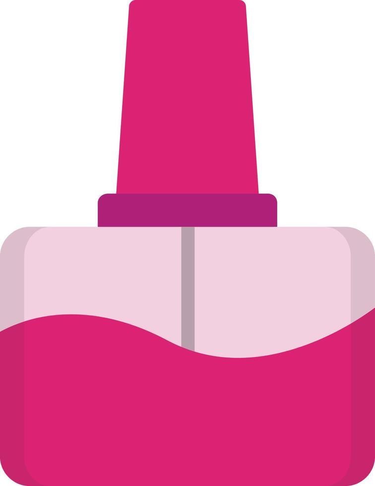 Nail Polish Flat Icon vector