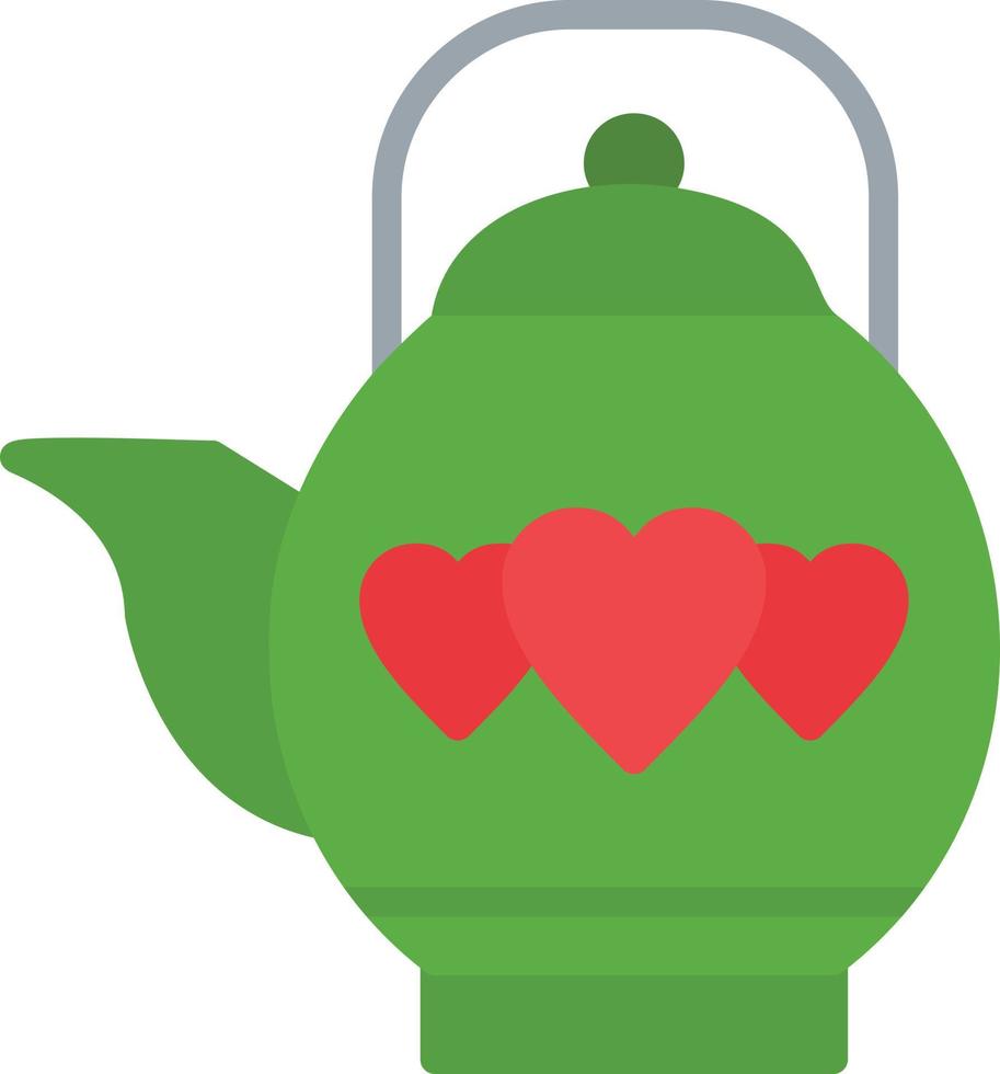 Teapot Flat Icon vector