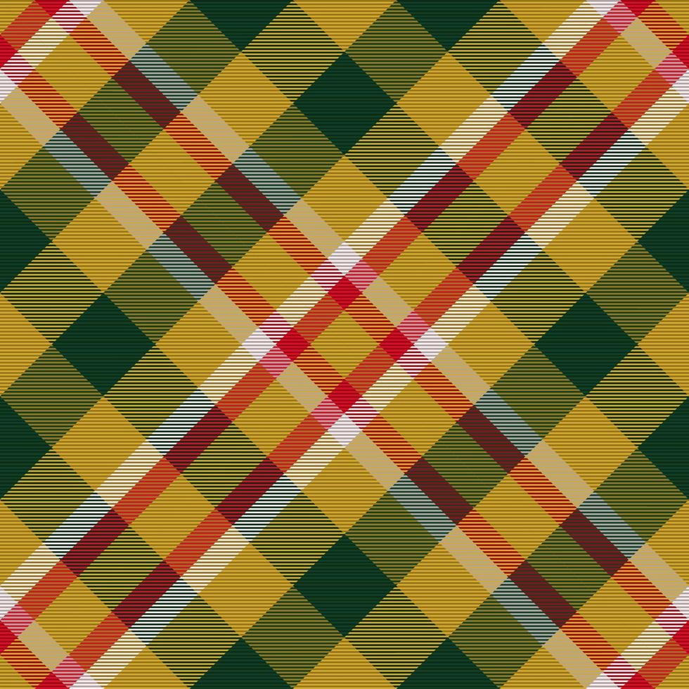 Plaid pattern seamless. Check fabric texture. Stripe square background. Vector textile design.