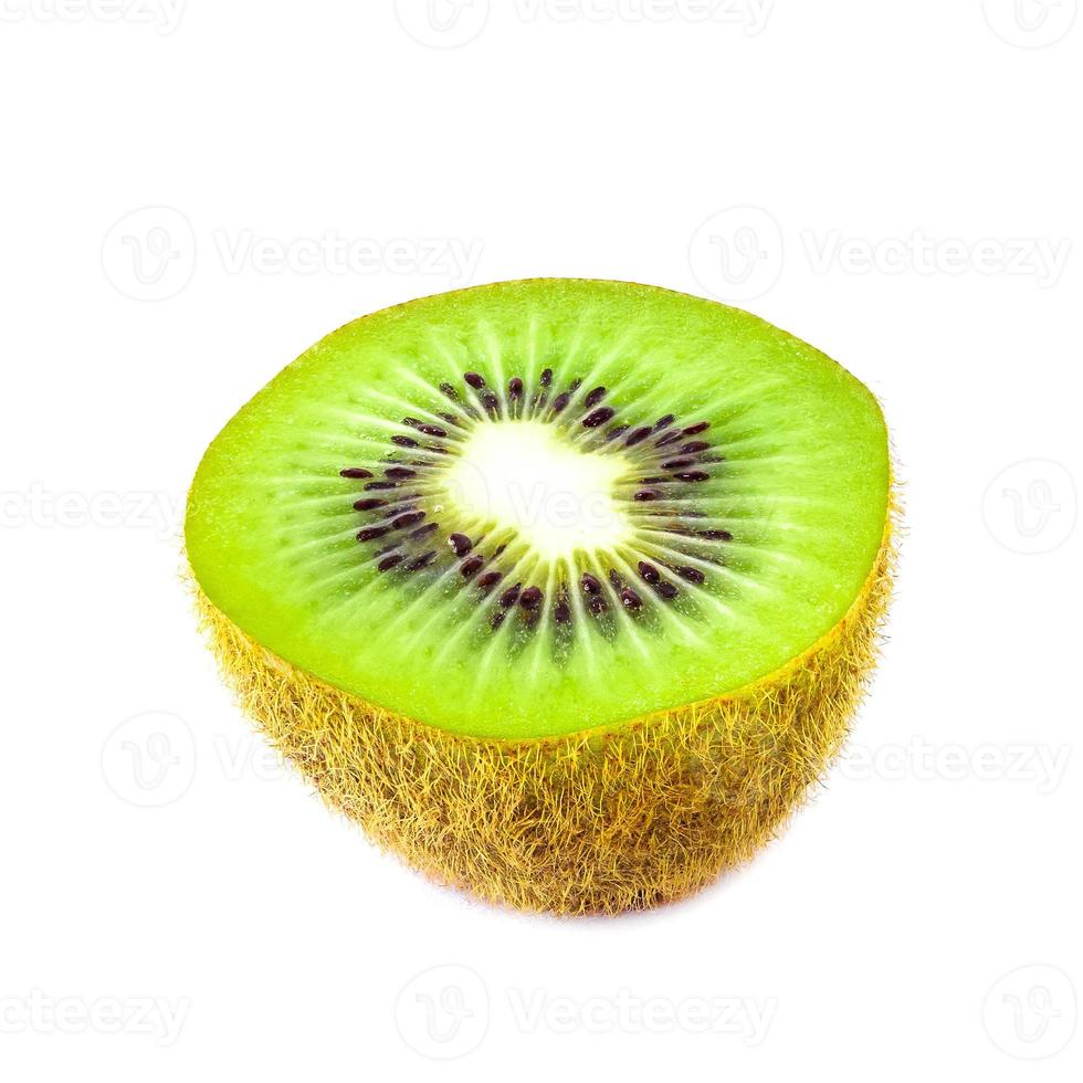 Kiwi fruit isolated on white background photo