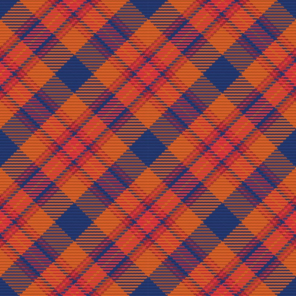 Seamless pattern of scottish tartan plaid. Repeatable background with check fabric texture. Vector backdrop striped textile print.