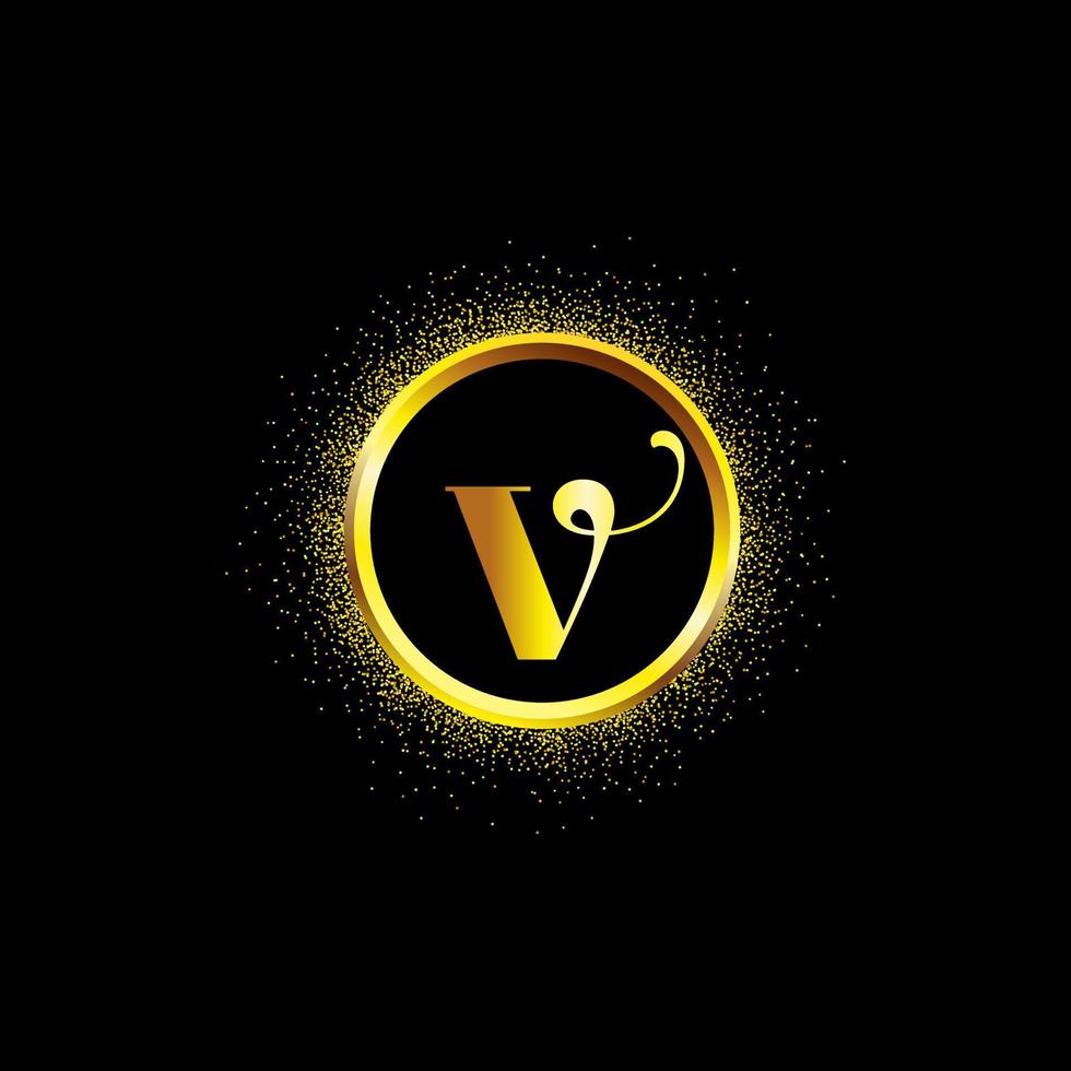V letter logo design for fashion and beauty and spa company. V letter