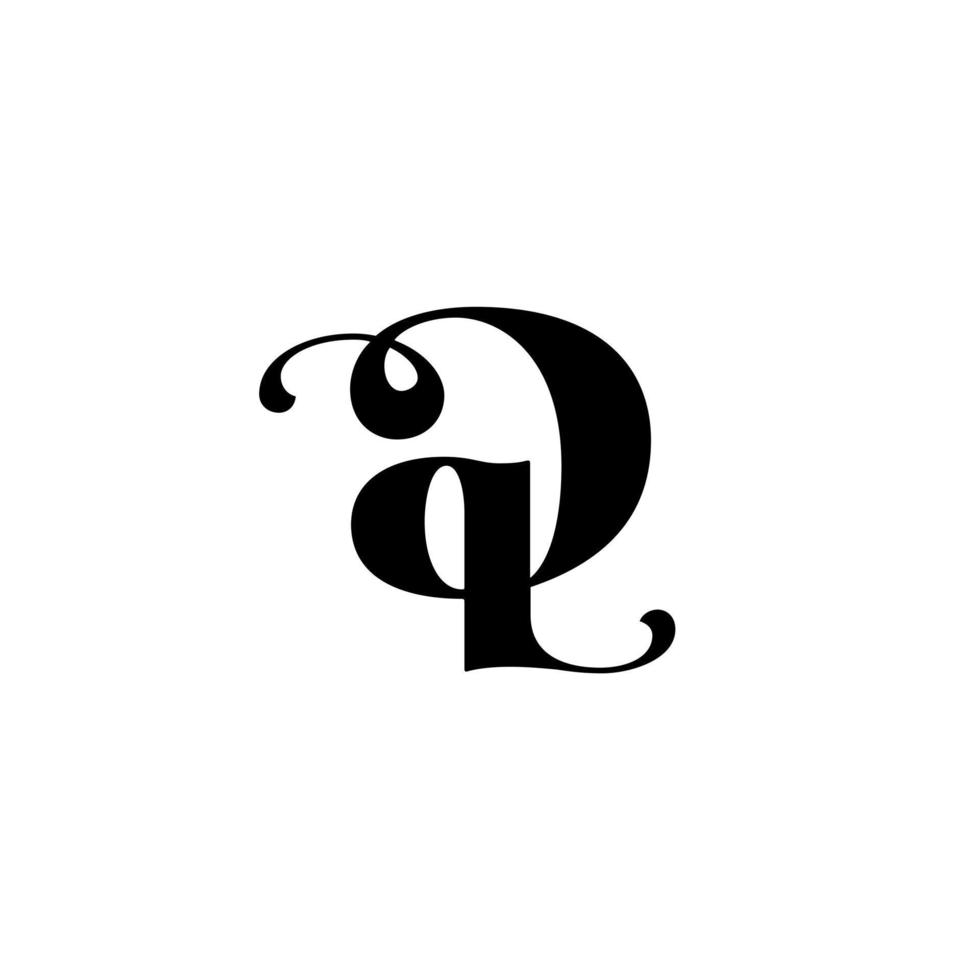 diseño de logotipo de letra q para empresa de moda y belleza y spa. icono de vector de letra q. logotipo q