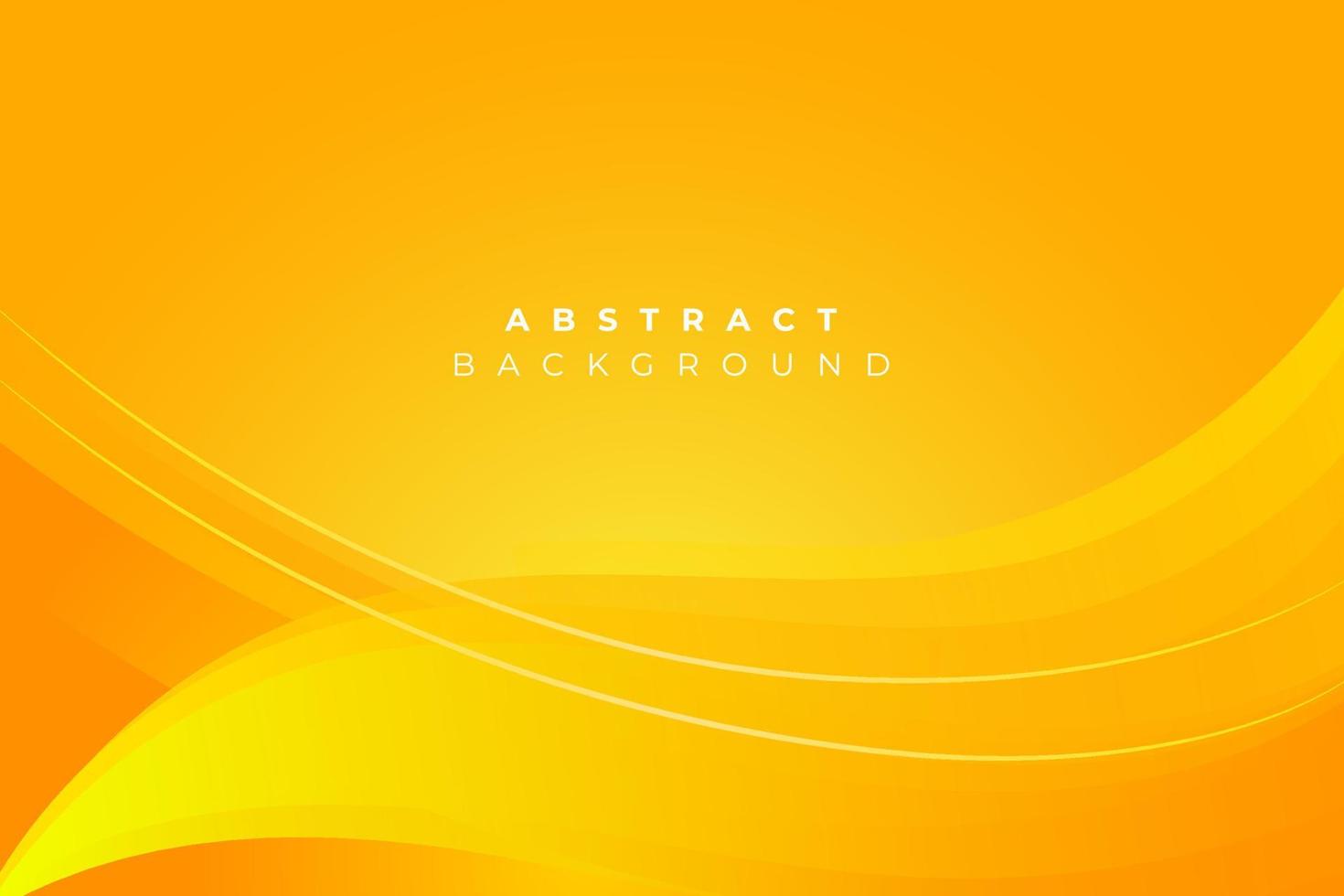 Orange and yellow gradient background with dynamic abstract shapes. Eps10 vector. vector